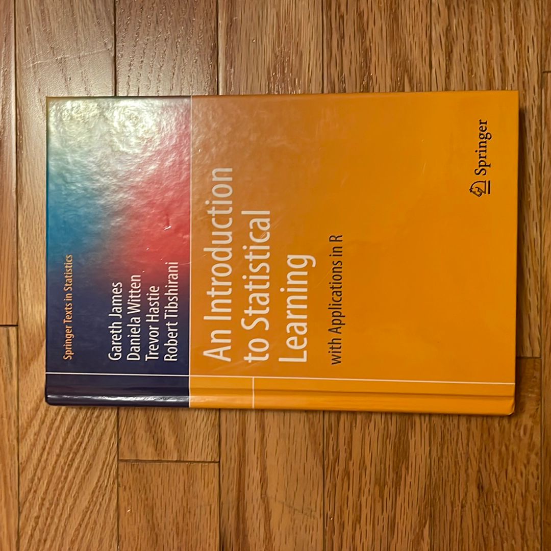 An Introduction to Statistical Learning by Gareth James, Trevor