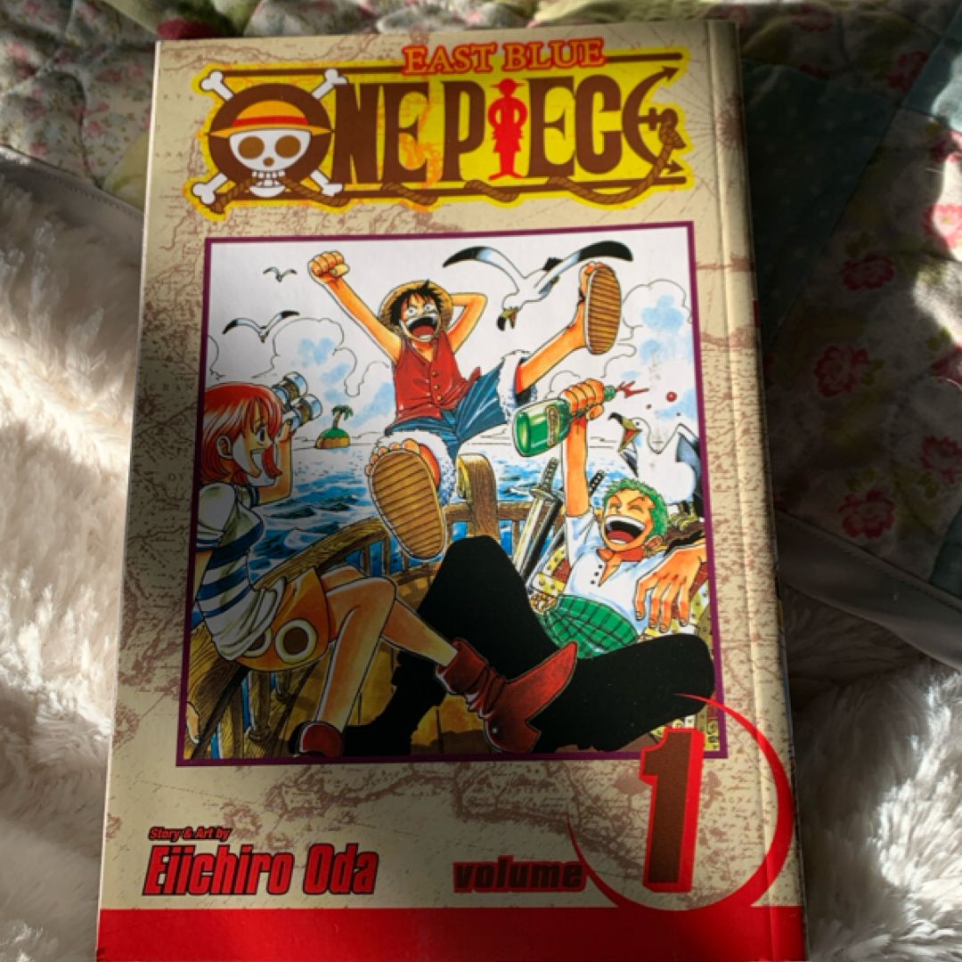 One Piece, Vol. 1 (first print, foil) by Eiichiro Oda, Paperback
