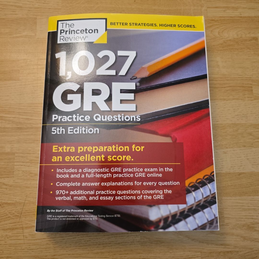 1,027 GRE Practice Questions, 5th Edition