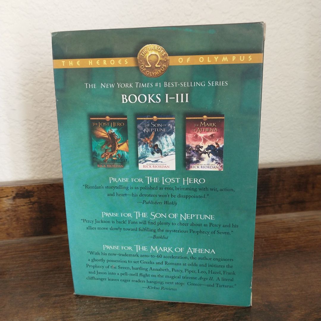 The Heroes of Olympus Paperback 3-Book Boxed Set