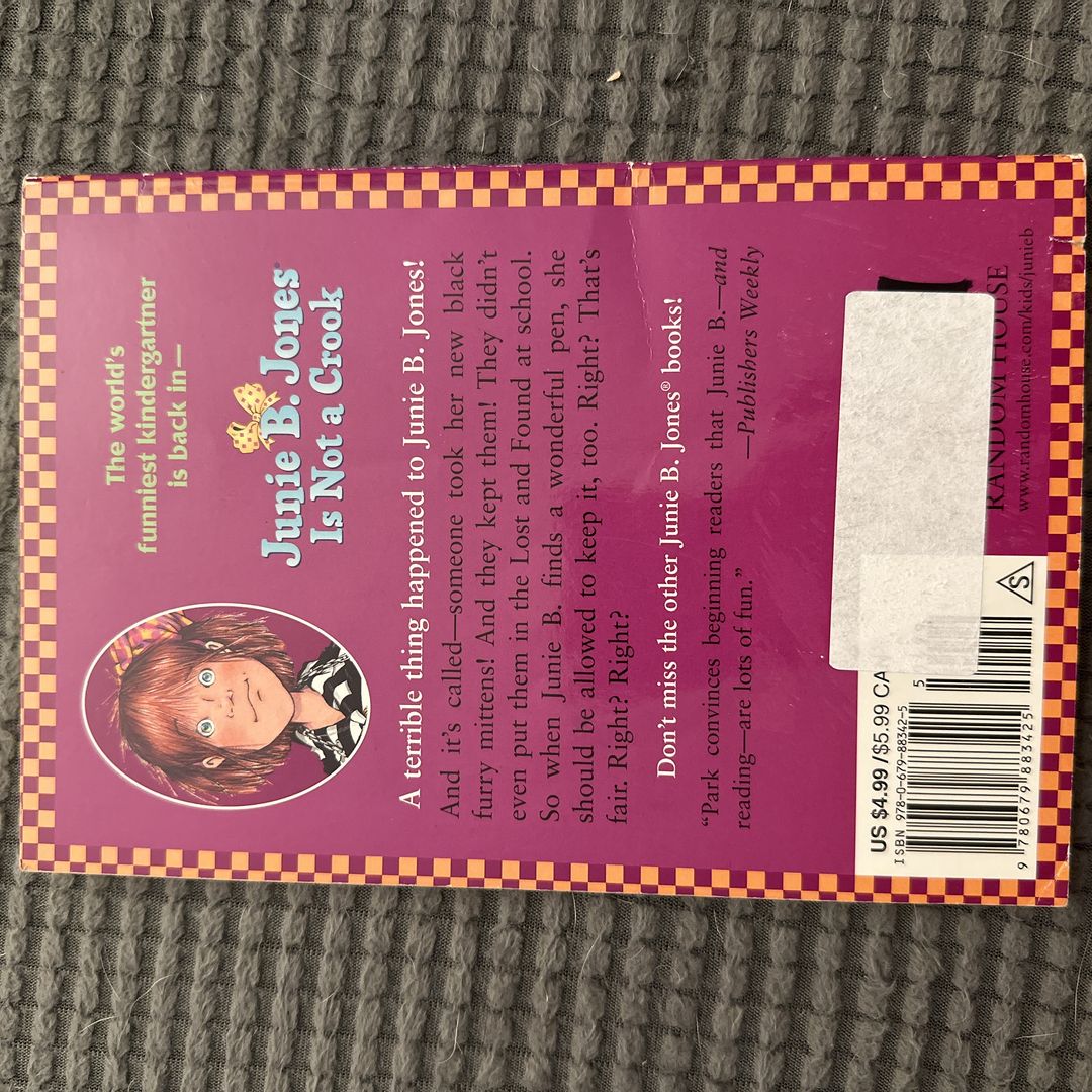 Junie B. Jones #9: Junie B. Jones Is Not a Crook