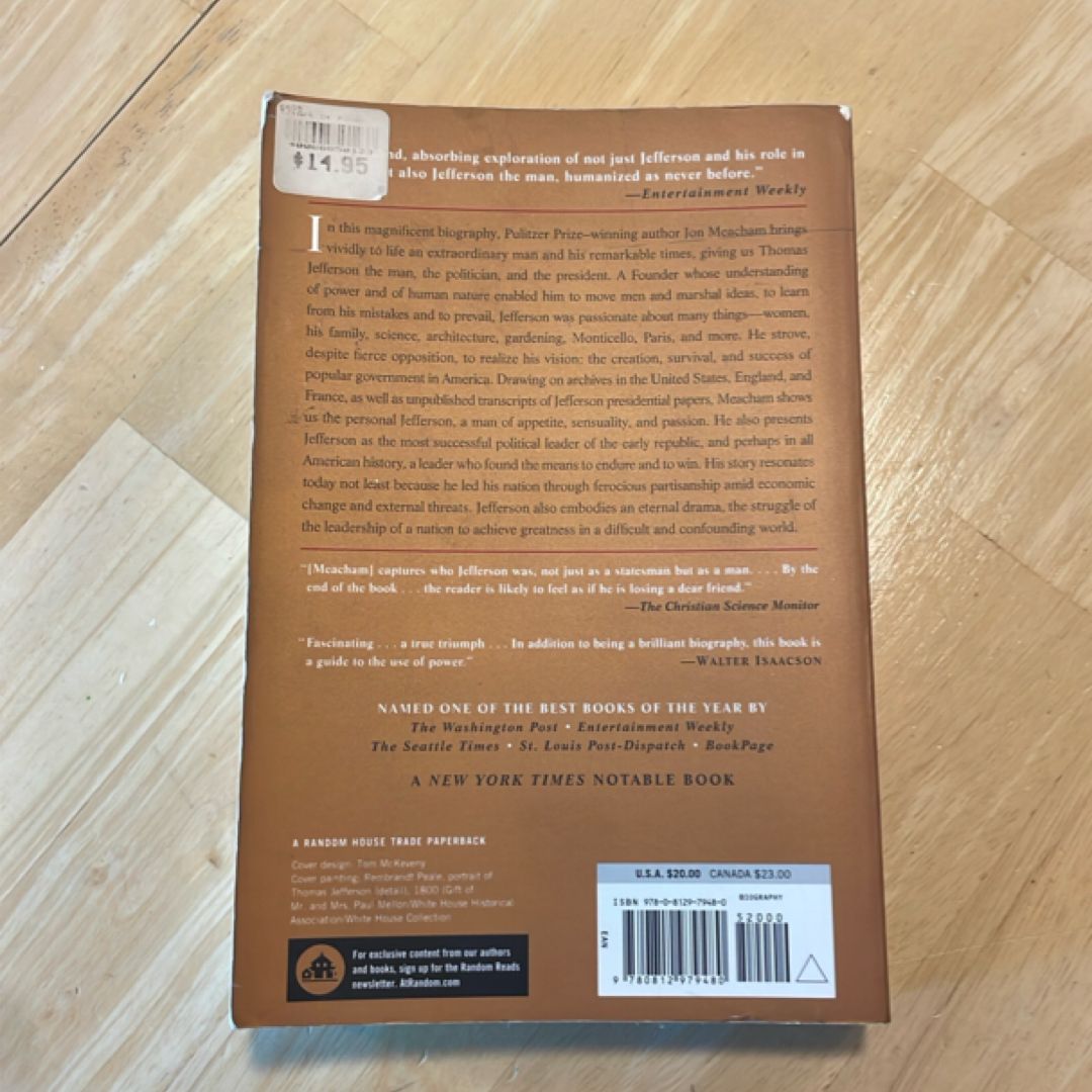 Thomas Jefferson: the Art of Power