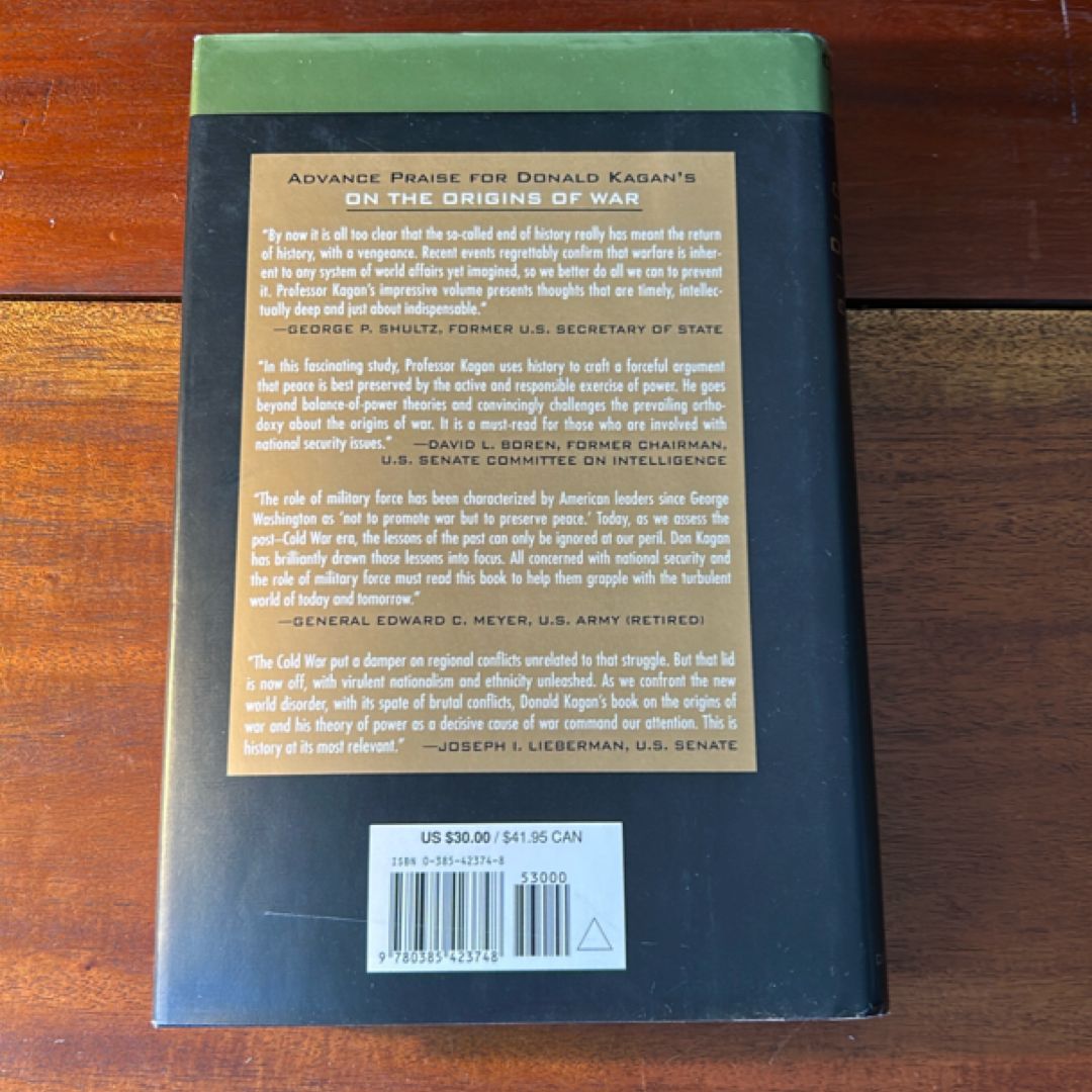 On the origins of War (1st Ed/1st)