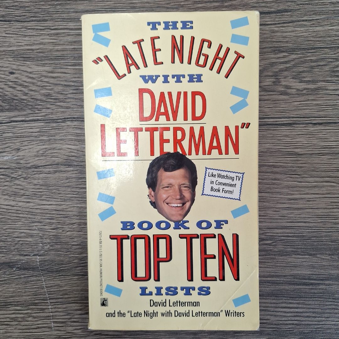 The Late Night with David Letterman Book of Top Ten Lists