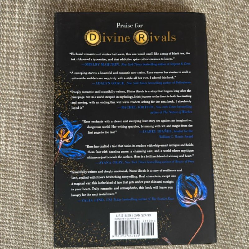 Divine Rivals by Rebecca Ross, Hardcover | Pangobooks