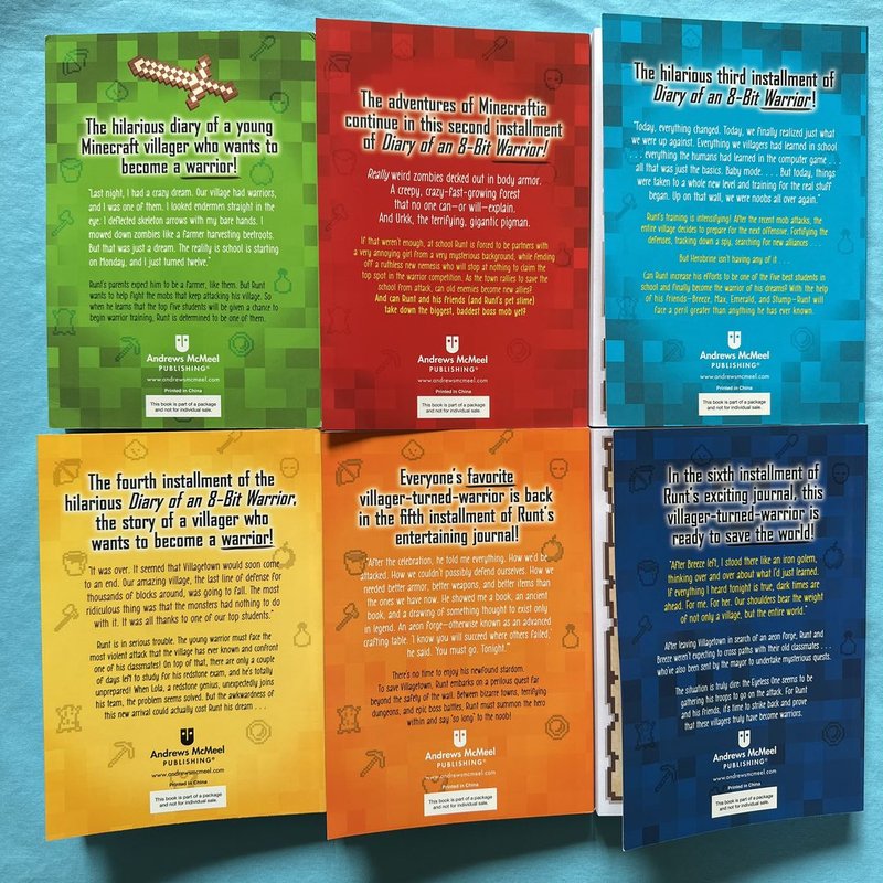 Diary of an 8-Bit Warrior Diamond Box Set, plus book 7 by