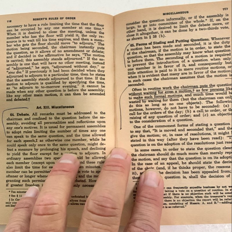 Robert’s Rules of Order