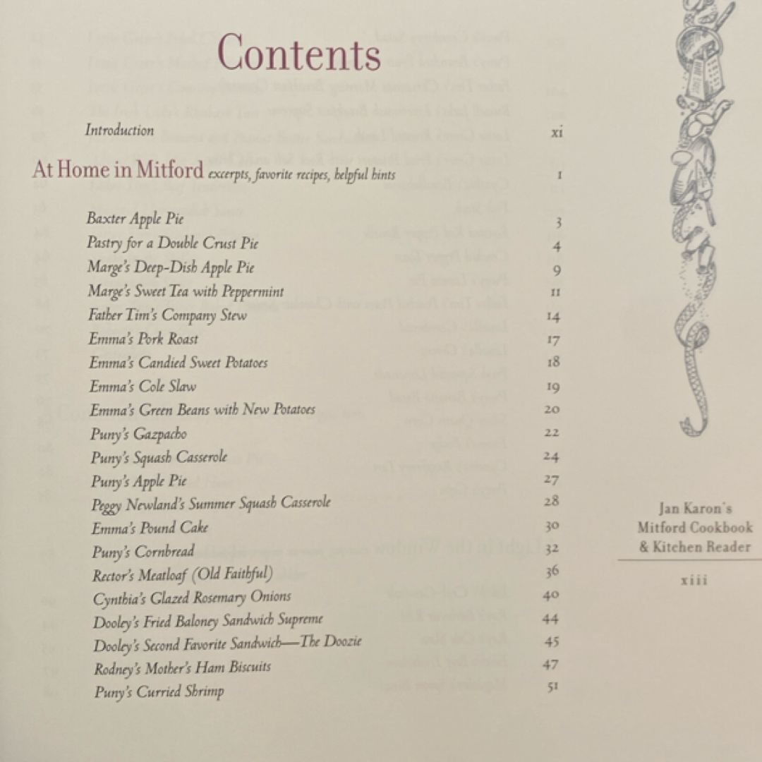 Mitford Cookbook and Kitchen Reader