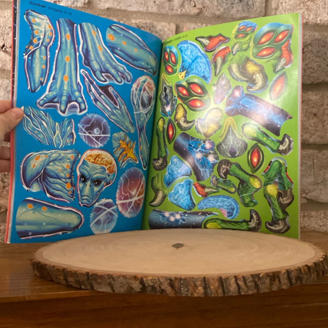 Build Your Own Aliens Sticker Book by Simon Tudhope, Paperback | Pangobooks