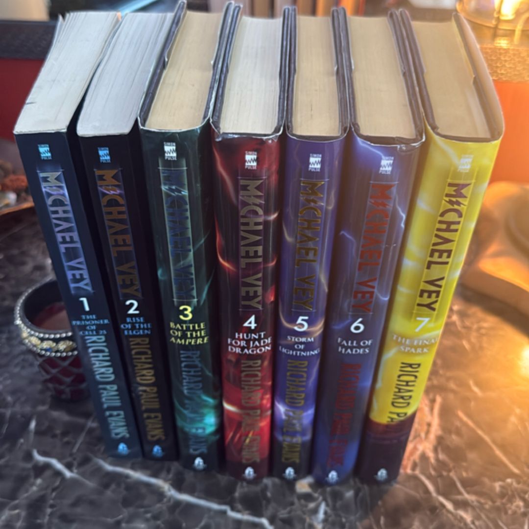 Michael Vey Series 1–7 Lot | Mixed PB & HC | 1st Print Vol 4–7 | YA Sci-Fi 
