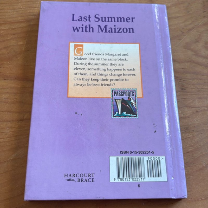 Last Summer with Maizon