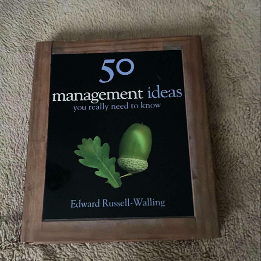 50 Management Ideas You Really Need to Know