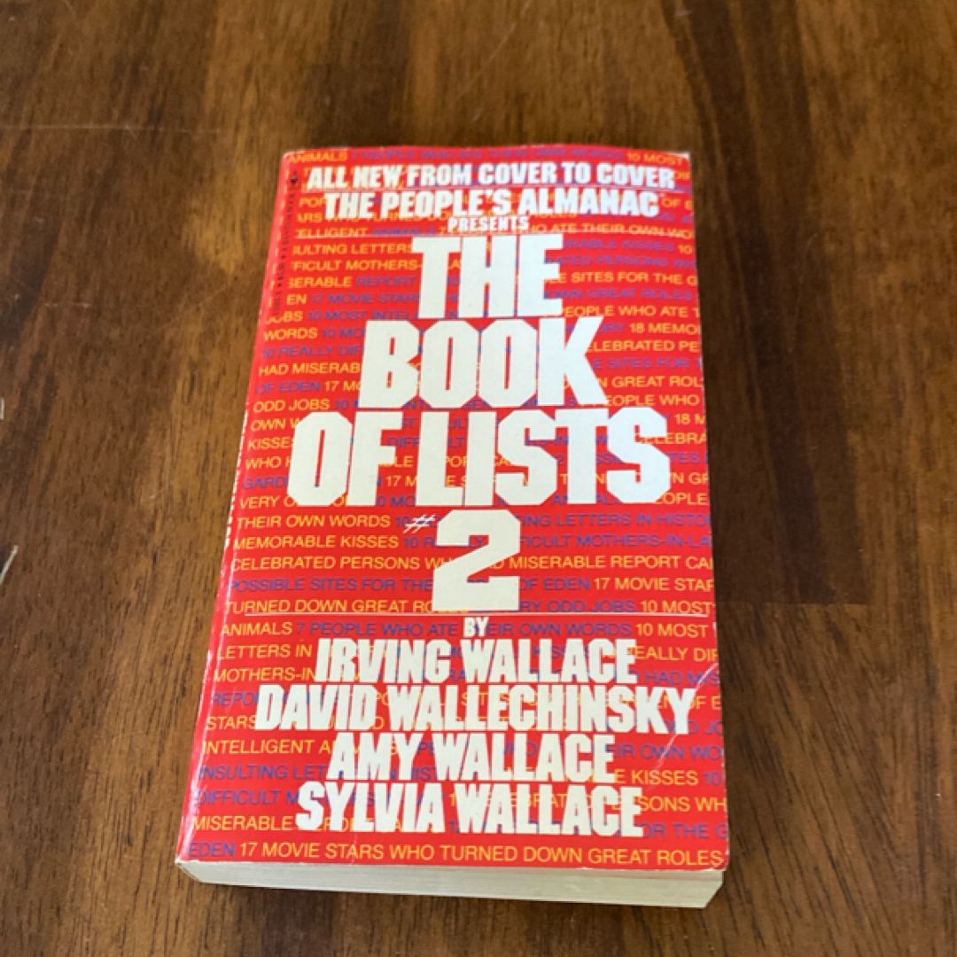 The People's Almanac Presents the Book of Lists 2