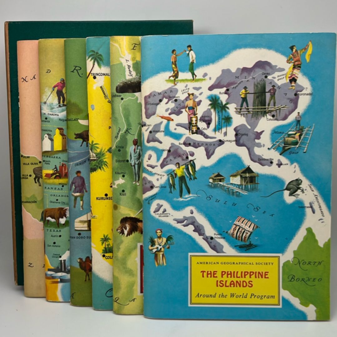American Geographical Society Around The World Program Lot Mongolia America +