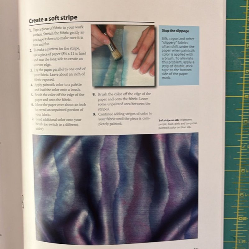 Paintstiks on Fabric