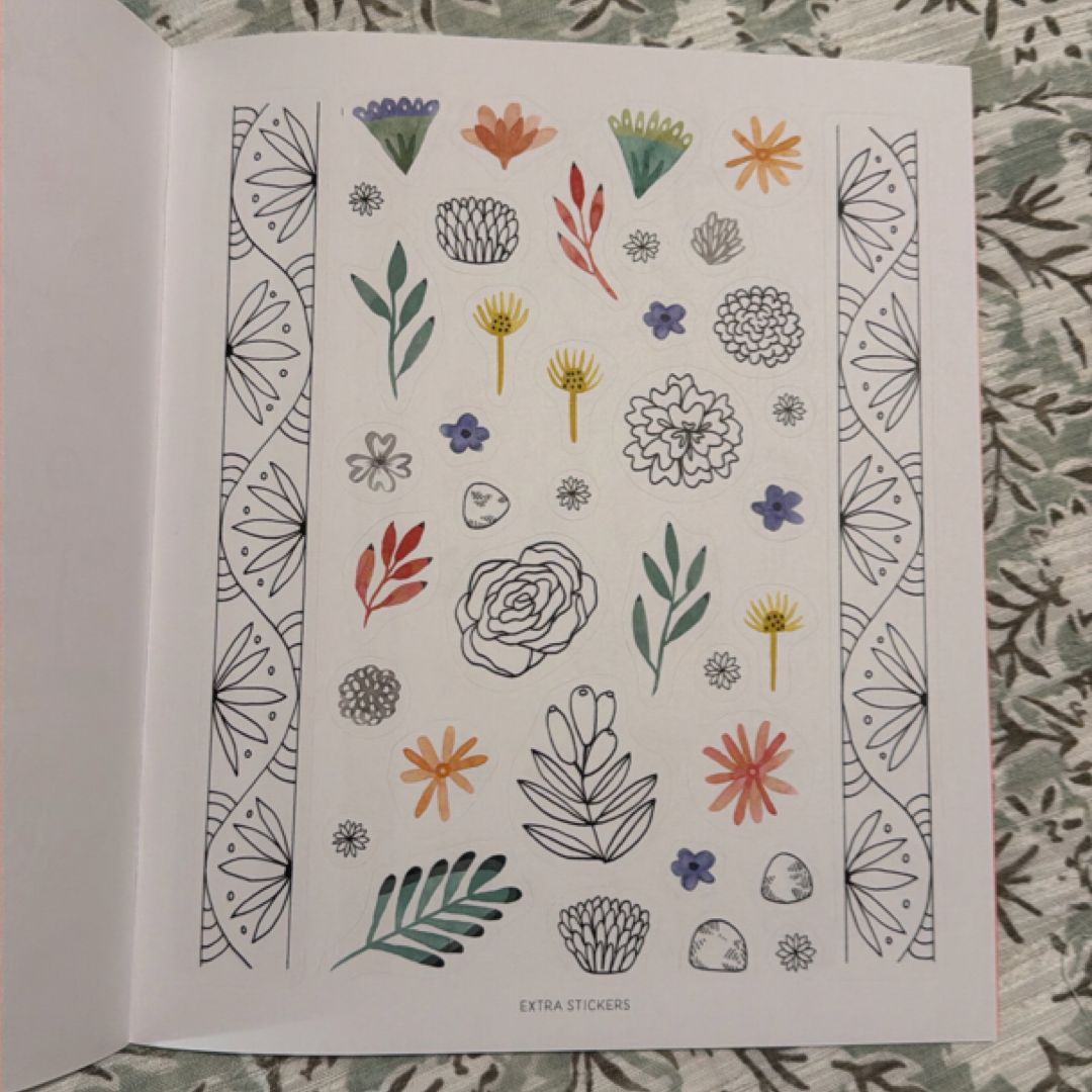 Draw, Color, and Sticker Nature Sketchbook