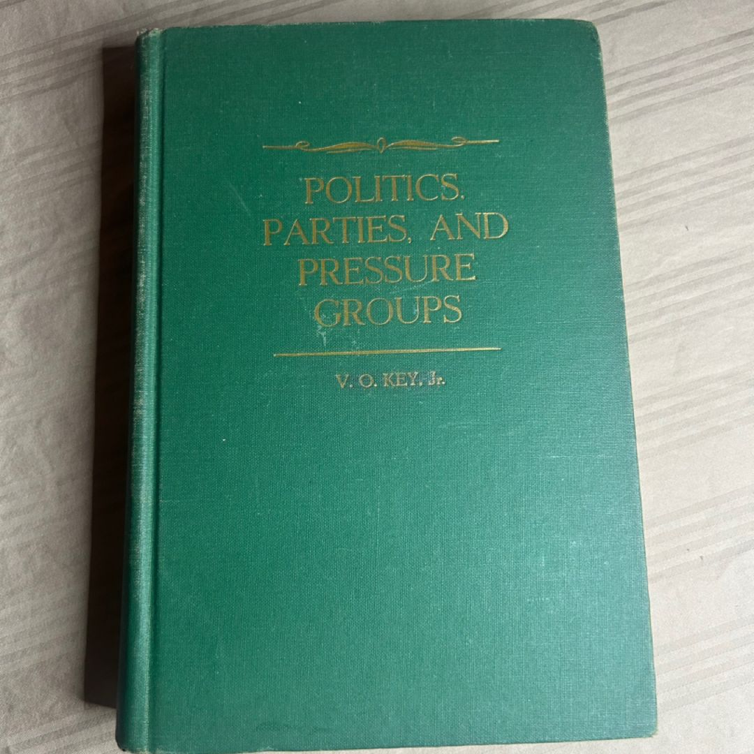 POLITICS. PARTIES, AND PRESSURE GROUPS