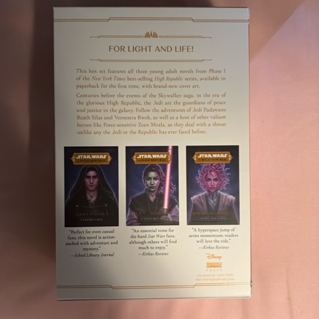 Star Wars: the High Republic: Light of the Jedi YA Trilogy Paperback Box Set