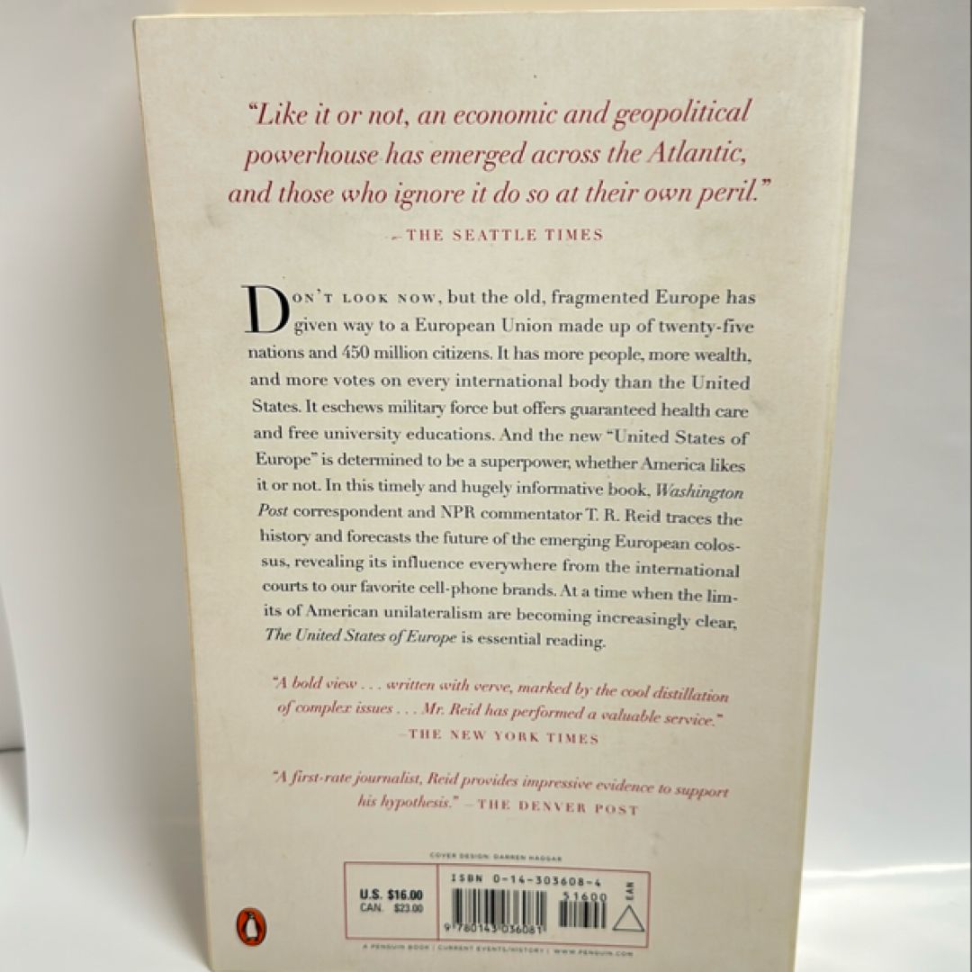 The United States of Europe by T. R. Reid