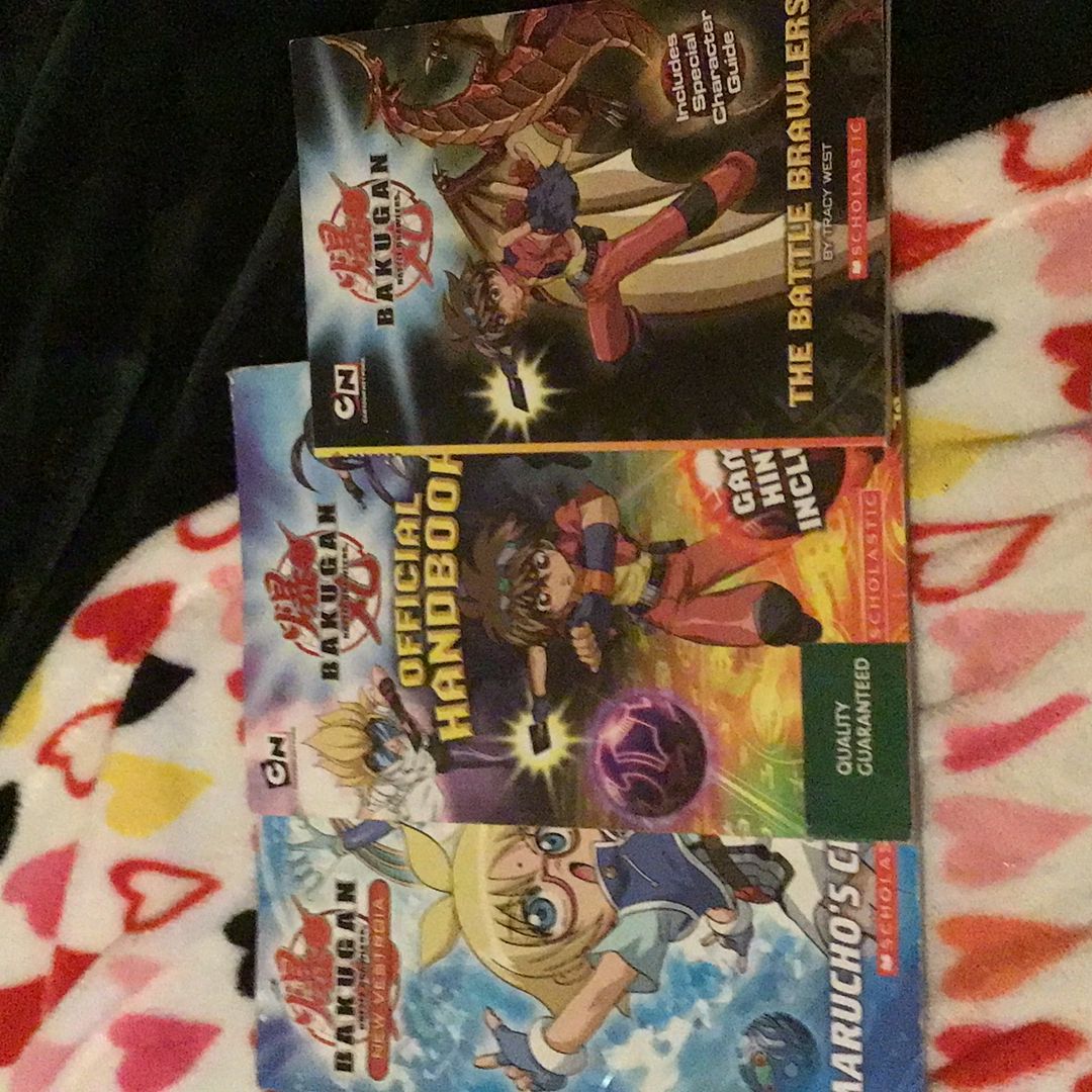 Bakugan Handbook and book bundle 