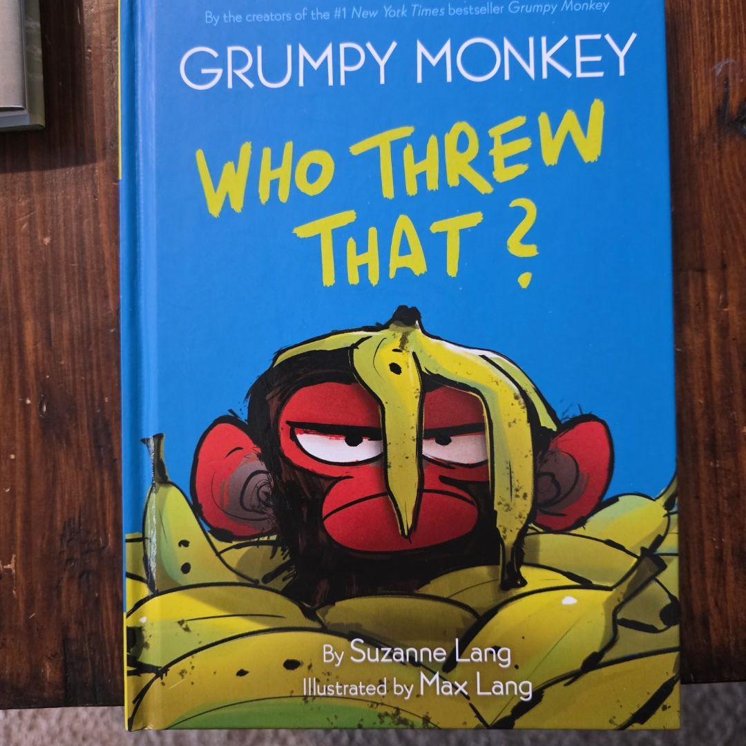 Grumpy Monkey Who Threw That?