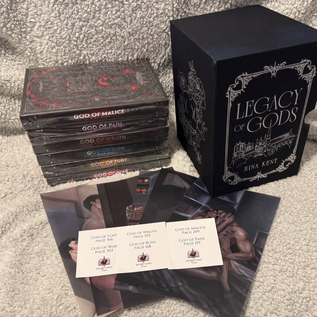 BFDC Legacy of Gods set by Rina Kent, Hardcover | PangoBooks