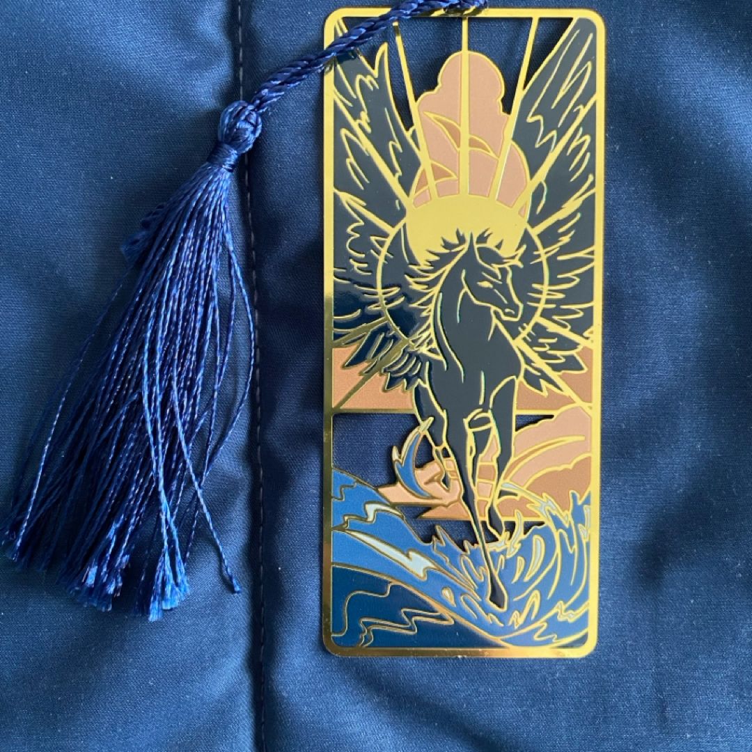 Percy Jackson metal bookmark 
