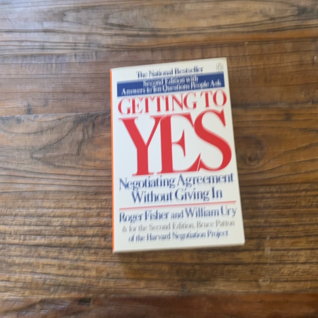 Getting to Yes