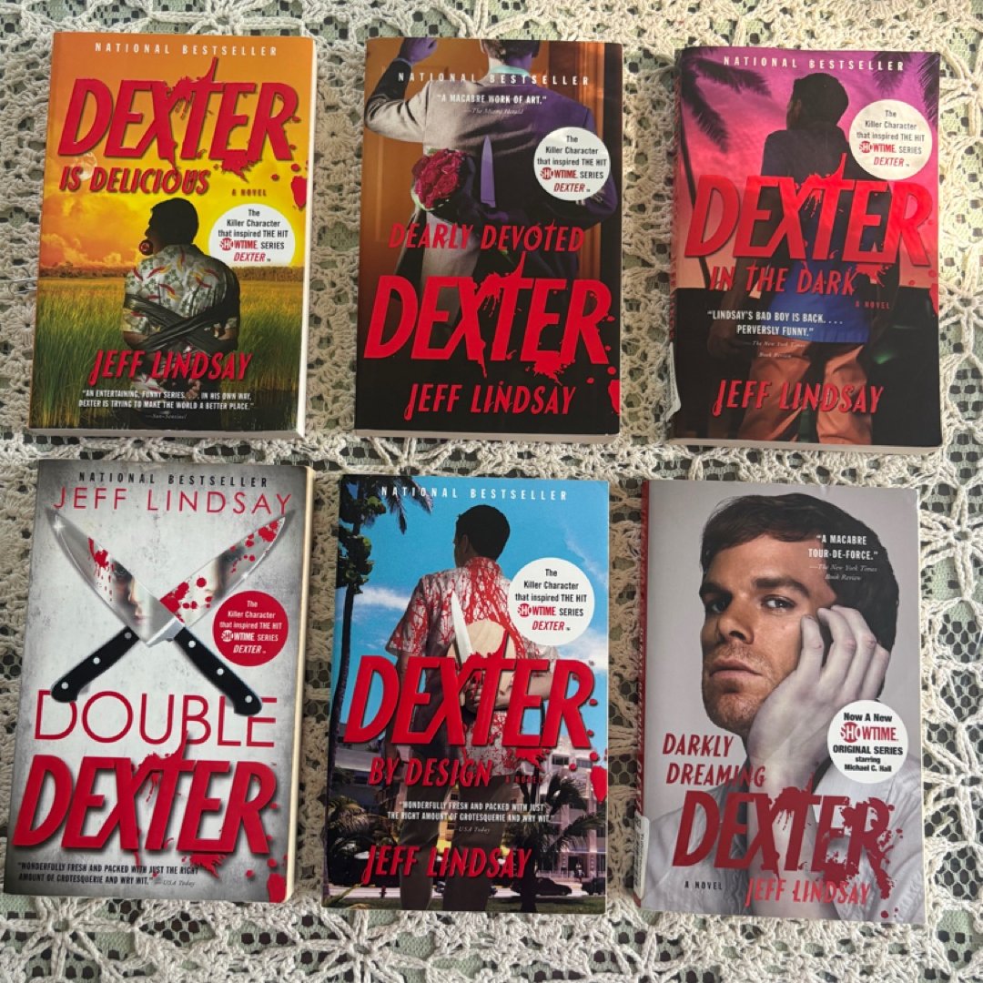 “Dexter Is Delicious” + five other titles in the Dexter series