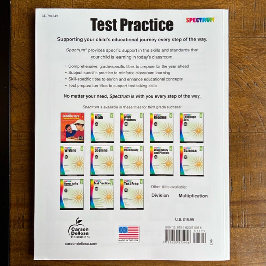 Test Practice, Grade 3