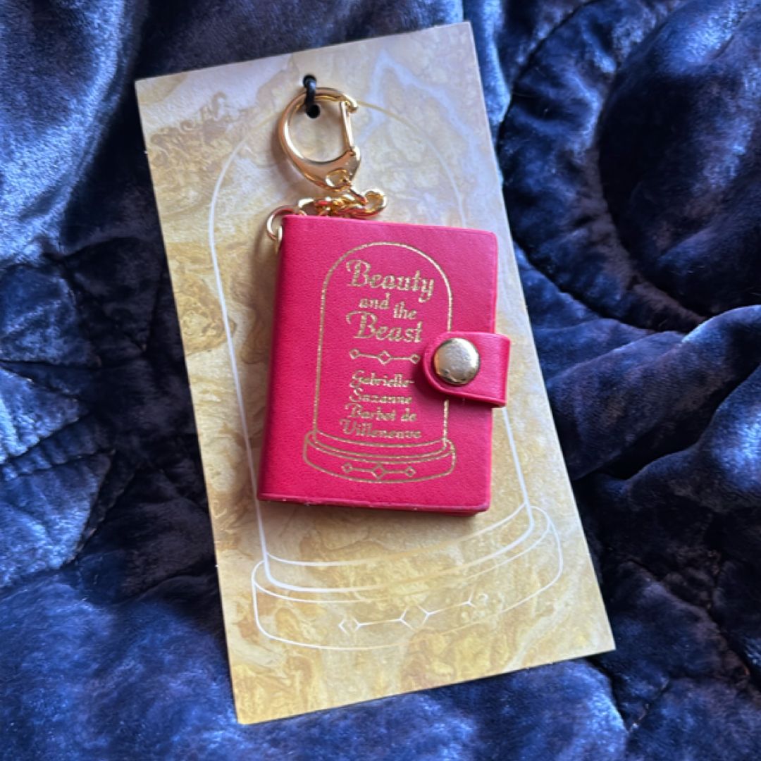 To Bee Read Exclusive Beauty and the Beast Mini Book Keychain
