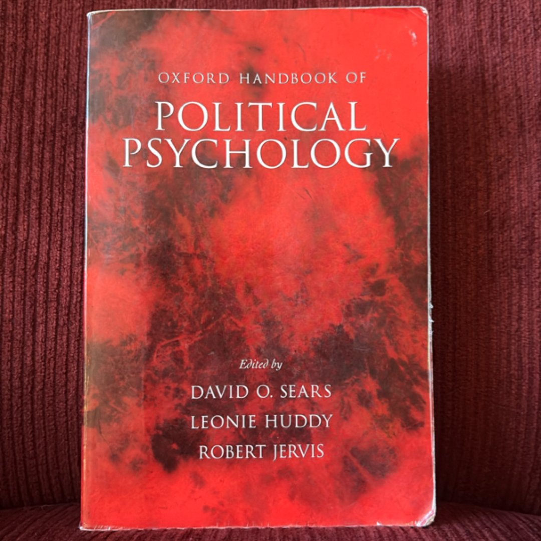 Oxford Handbook of Political Psychology