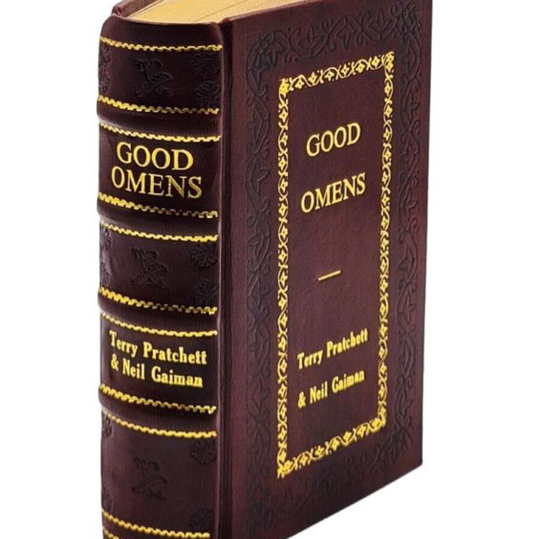 Good Omens by Terry Pratchett Leather-Bound Edition