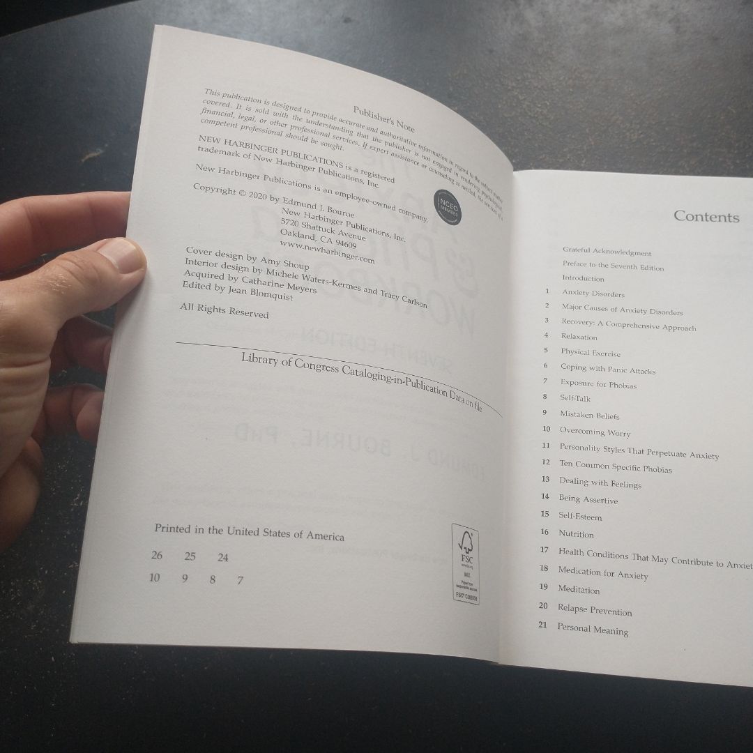 The Anxiety and Phobia Workbook