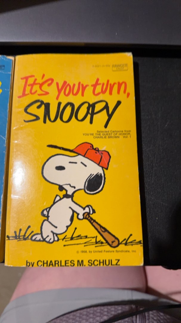 It's Your Turn, Snoopy Selected Cartoons from Your̓e the Guest of Honor Charlie Brown, Vol. 1