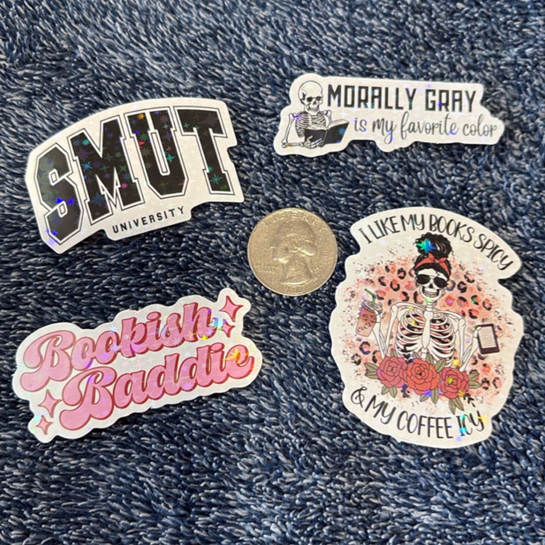 ‘Baddie’ Bookish Stickers