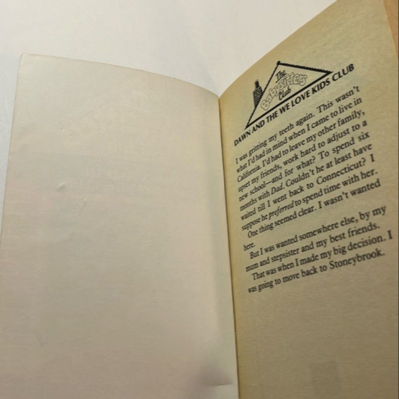 Dawn and the We Love Kids Club