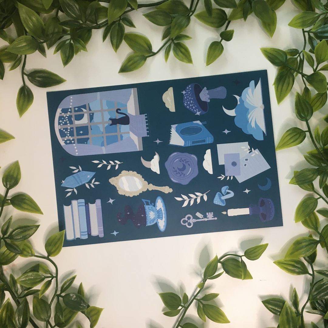 FairyLoot Exclusive Bookish Sticker Sheet 