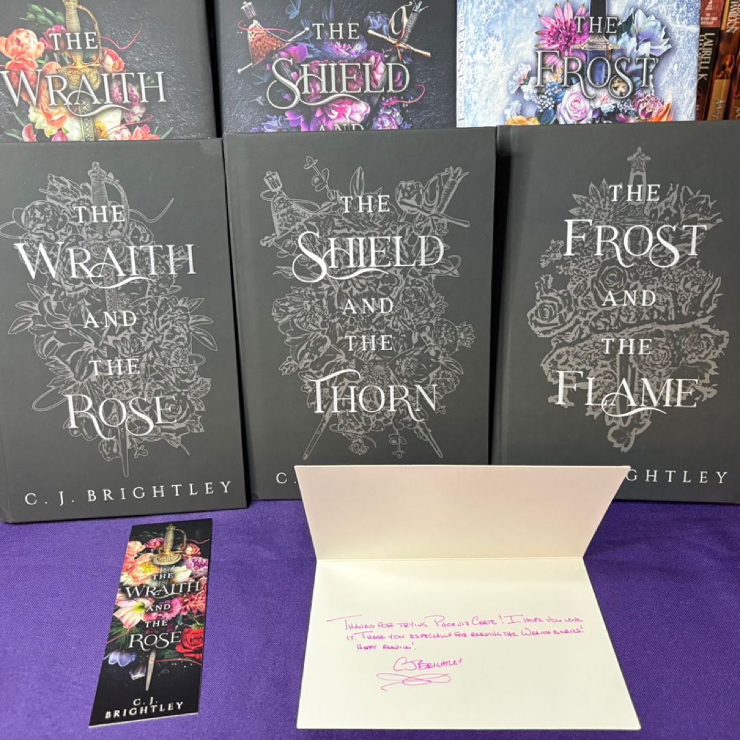 The Wraith 3 Book Series by C. J. Brightley, Phoenix Crate HC, Signed ...