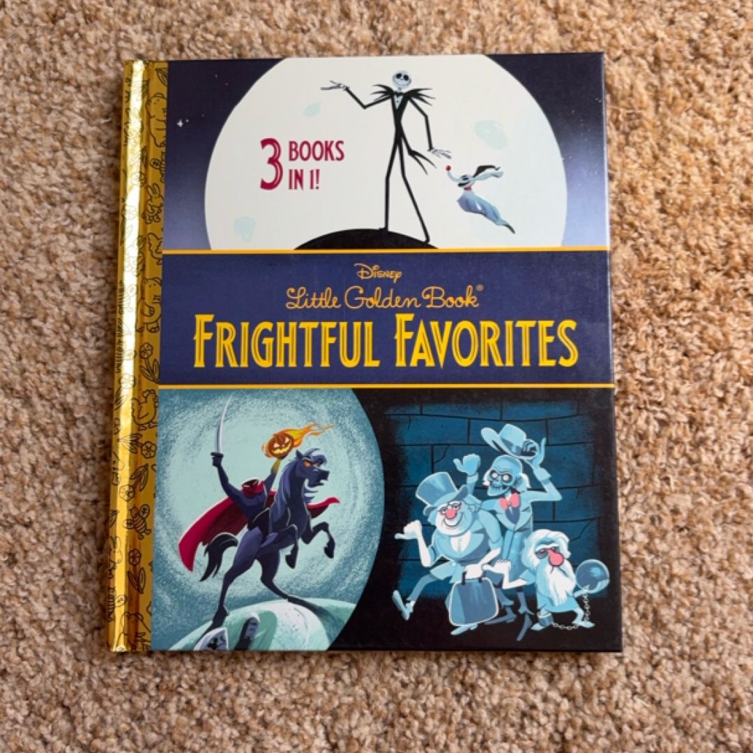 Disney Little Golden Book Frightful Favorites (Disney Classic)