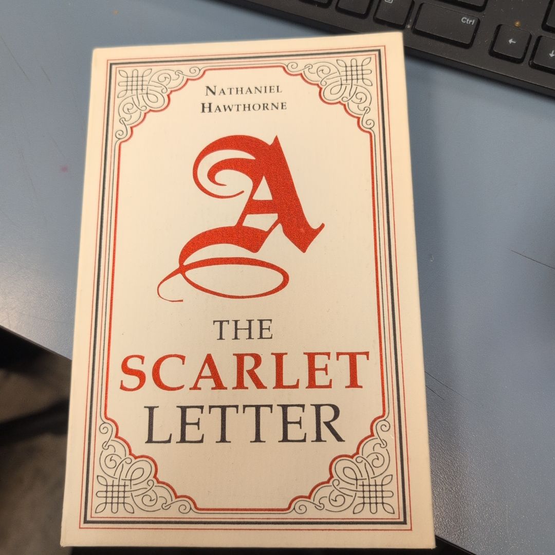 The Scarlet Letter, Nathaniel Hawthorne Classic Novel, (Hester Prynne, Adultery, Romantic Tragedy), Ribbon Page Marker, Perfect for Gifting