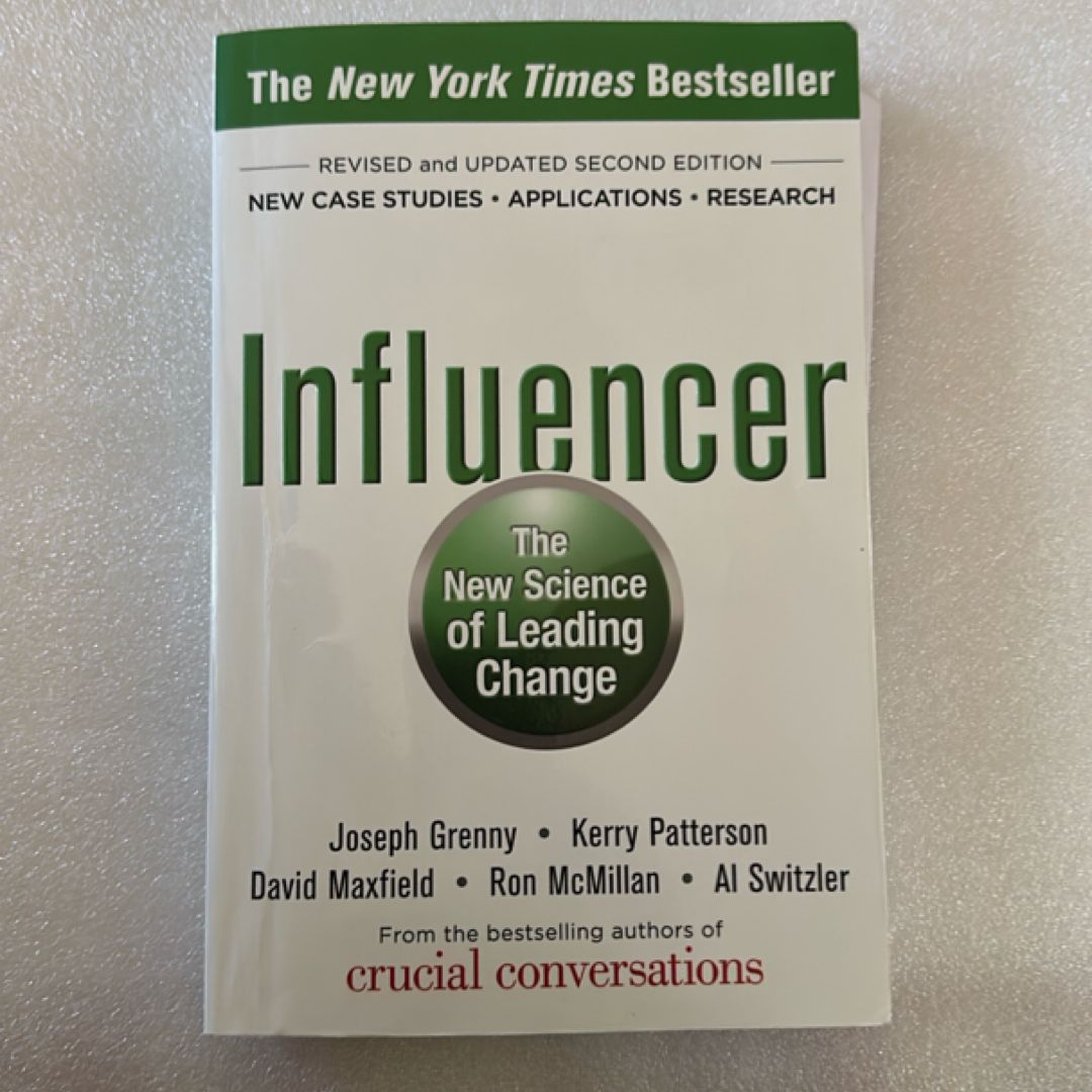 Influencer: the New Science of Leading Change, Second Edition (Paperback)