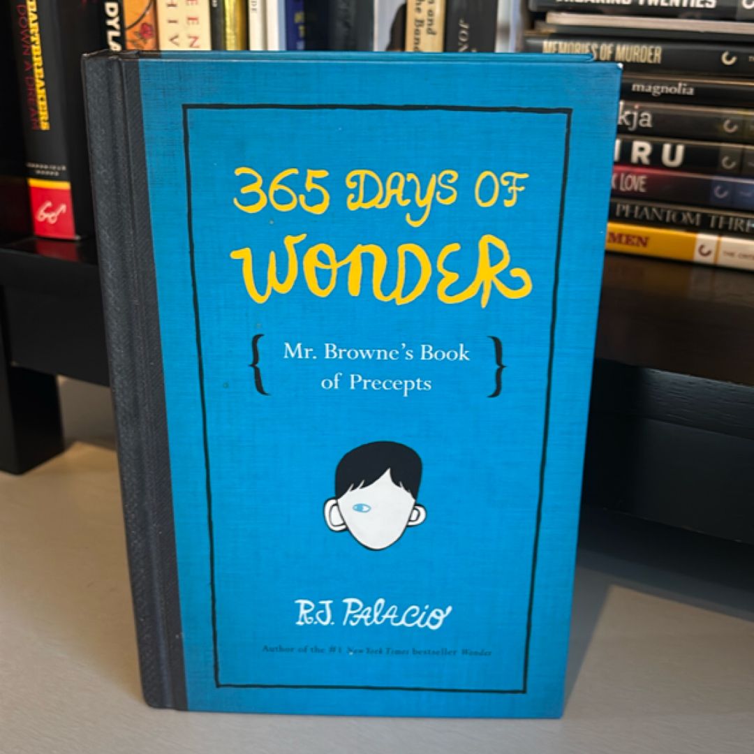 365 Days of Wonder: Mr. Browne's Precepts