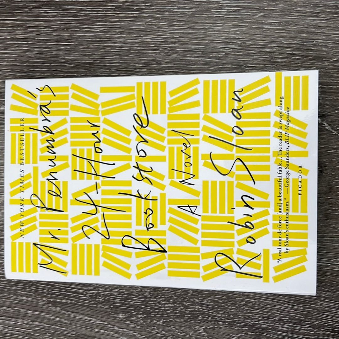 Mr. Penumbra's 24-Hour Bookstore