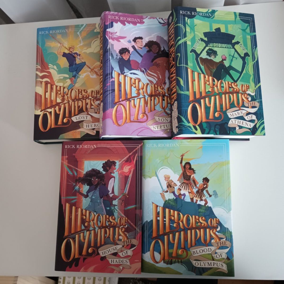 The Heroes of Olympus Paperback Boxed Set by Rick Riordan