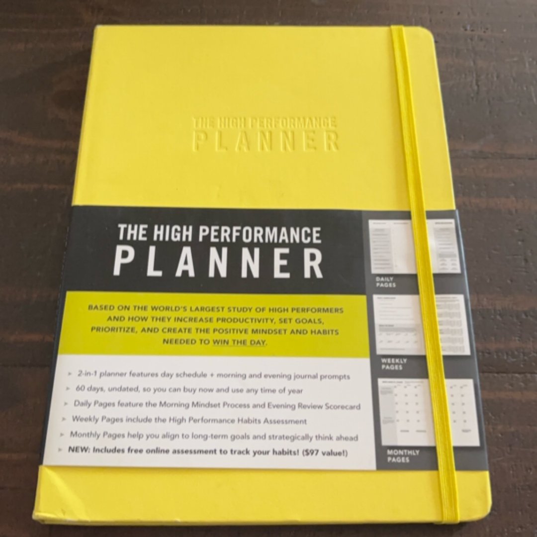 The High Performance Planner [yellow].