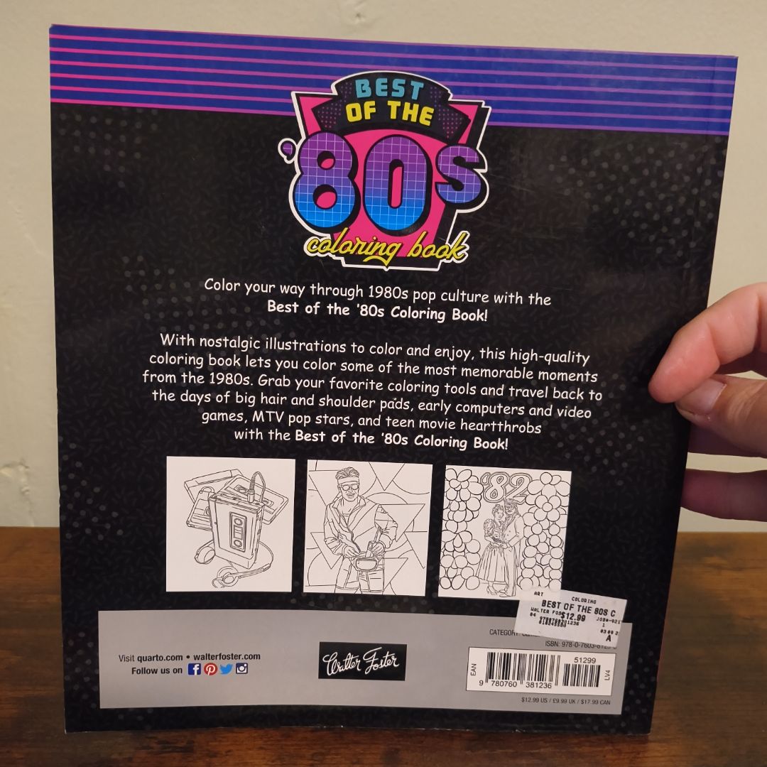 Best of the '80s Coloring Book by