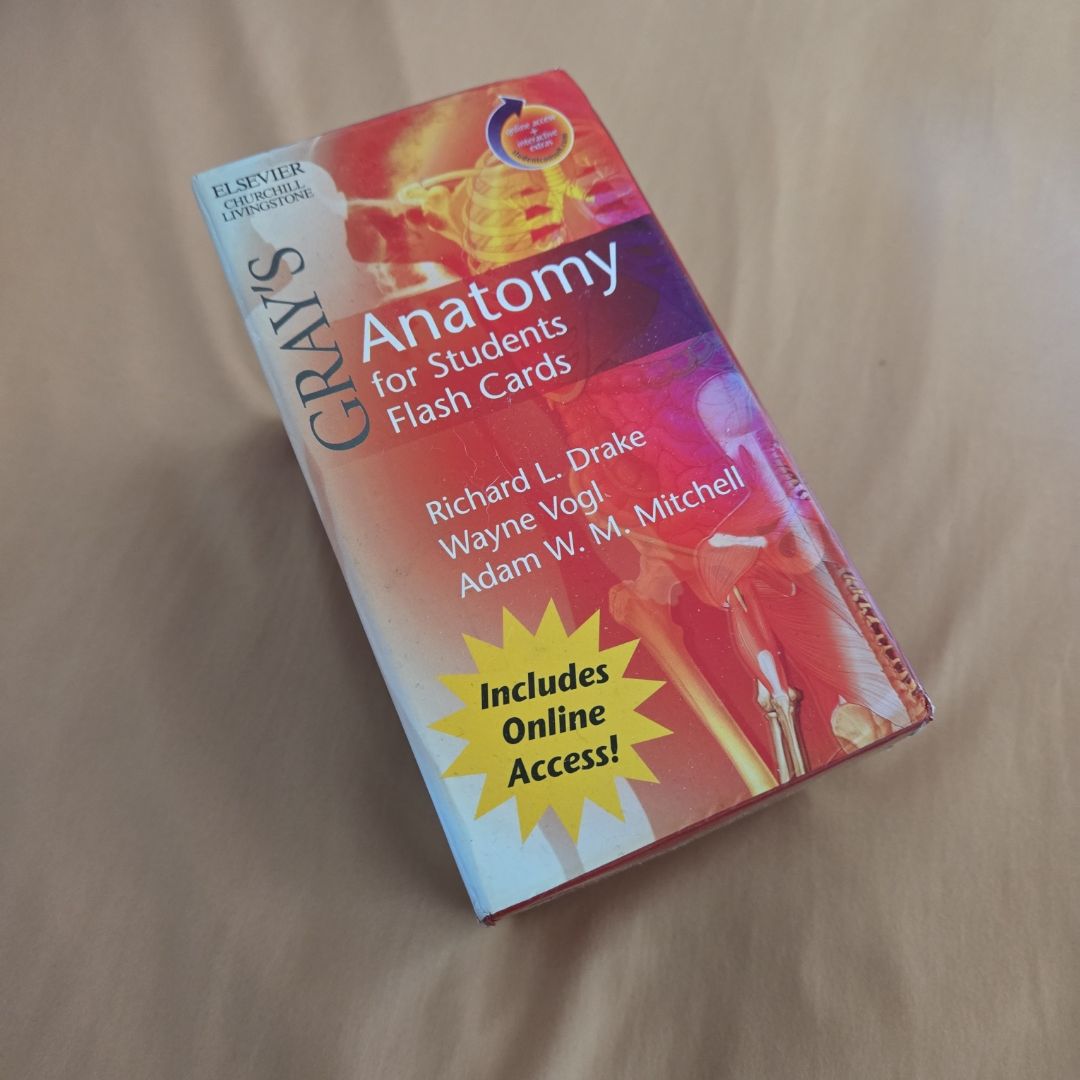 Gray's Anatomy for Students Flash Cards