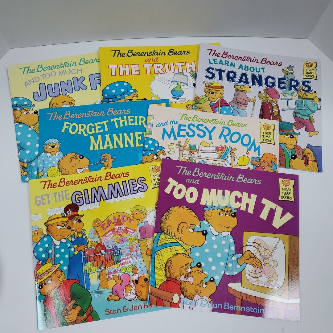 The Berenstain Bears 7 book bundle