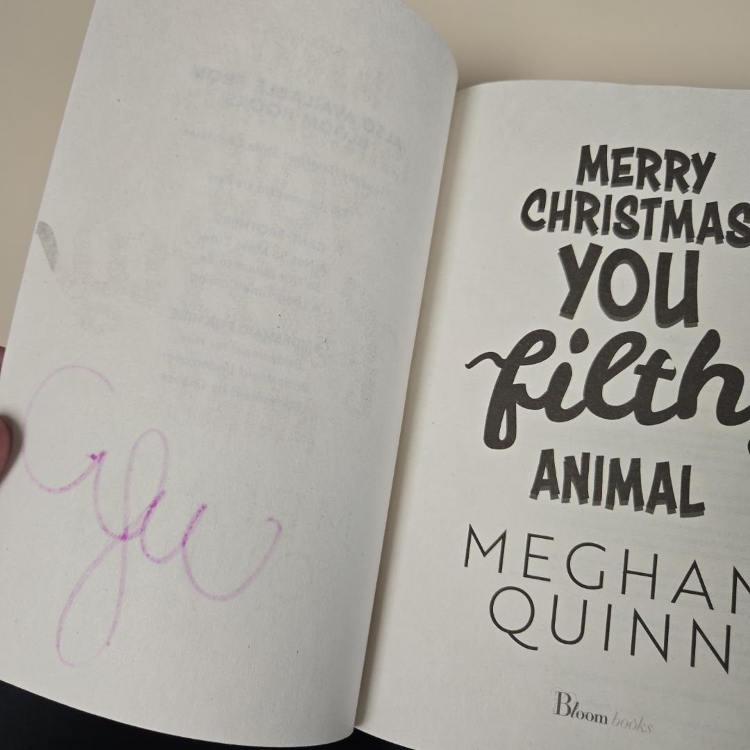 Merry Christmas, You Filthy Animal (Signed)